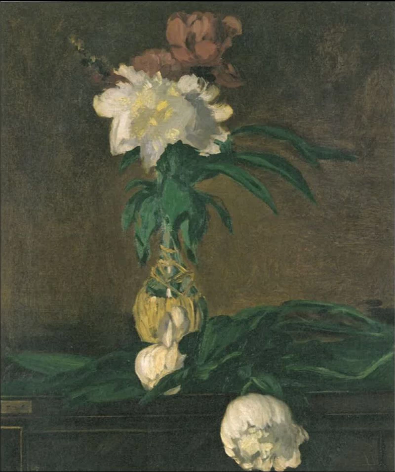  249-Édouard Manet, Peonie in una bottiglia, 1864 